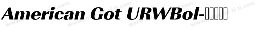 American Got URWBol字体转换